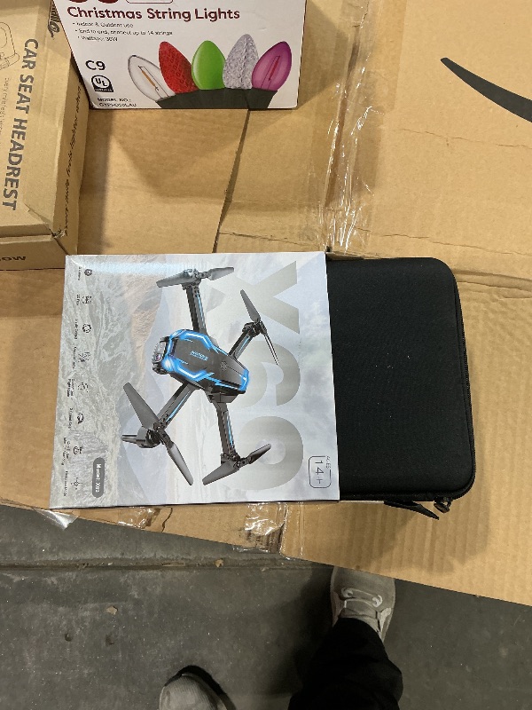 Photo 1 of 2K HD FPV Drone with Camera for Adults - Altitude Hold, One-Key Takeoff/Landing, 3 Speed Modes, Headless Mode, 2 Batteries, Foldable & Portable, Best Gifts for Beginners, Teen Boys & Girls