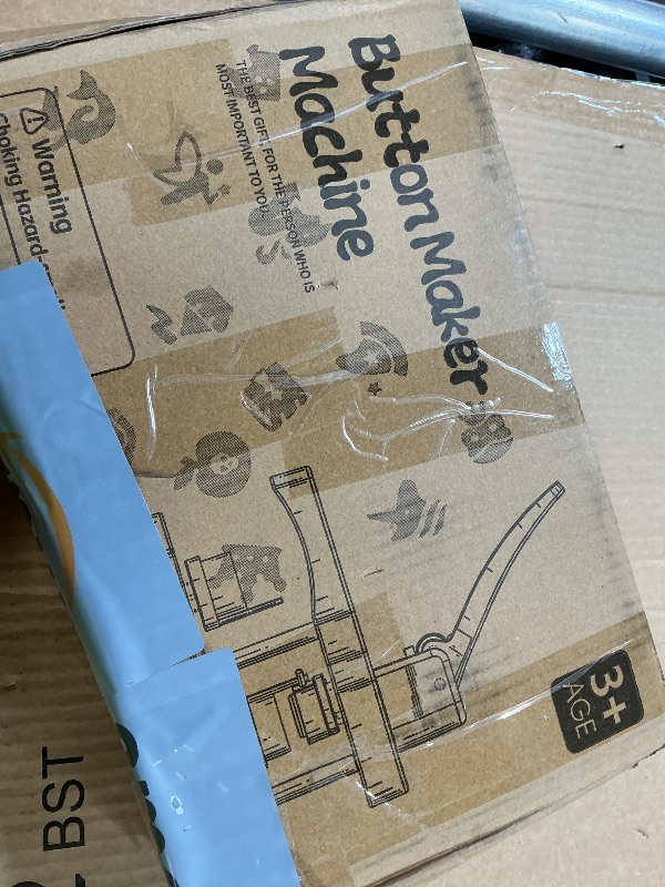 Photo 1 of ***FOR PARTS ONLY/ MISSING ASSEMBLY PIECES*** Button Maker Machine 58mm, Easy DIY Pin Maker Machine, No Setup Button Maker for Kids Crafts, Parties, School Projects & Beginners