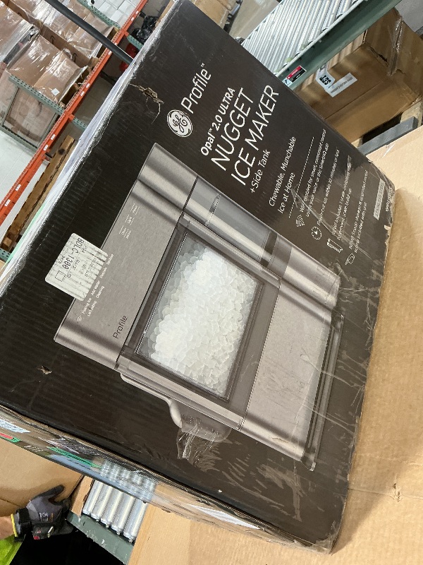 Photo 1 of ***HEAVILY USED & DIRTY*** GE Profile Opal 2.0 Ultra Nugget Ice Maker with Side Tank and Scale Inhibiting Filter, Scoop Included, 38 lbs in 24 Hours, Pellet Ice Machine with WiFi & Smart Connected, Stainless Steel