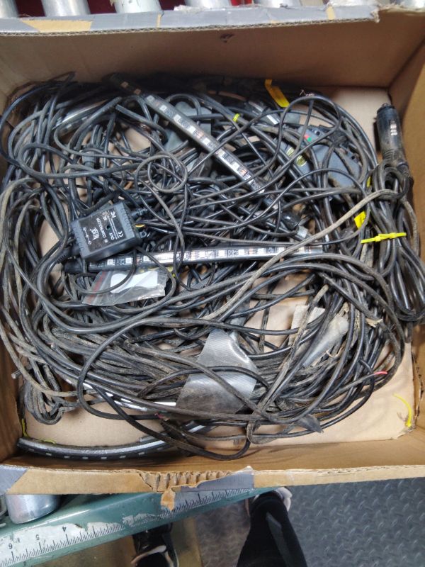 Photo 1 of ***DIFFERS/DIRTY *** Nilight 4PCS 17.5inch Double Row LED Wheel Ring Lights RGB with APP and Remote Control Neon Light w/Turn Signal and Braking Function Dual Row for Car Van SUV Truck