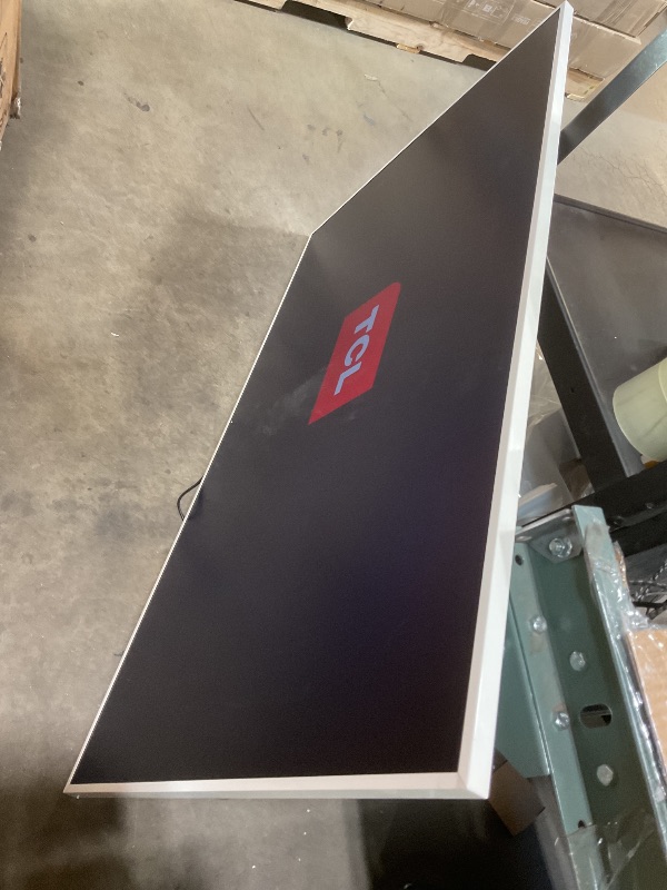 Photo 1 of **DIRT**TCL 55 Inch Class NXTVISION Series Picture Frame Canvas Art TV | 55A300W, 2024 Model | QLED 4K HDR Smart Google TV | 120HZ Dolby Atmos Audio | Voice Remote Alexa Google Apple Streaming Television