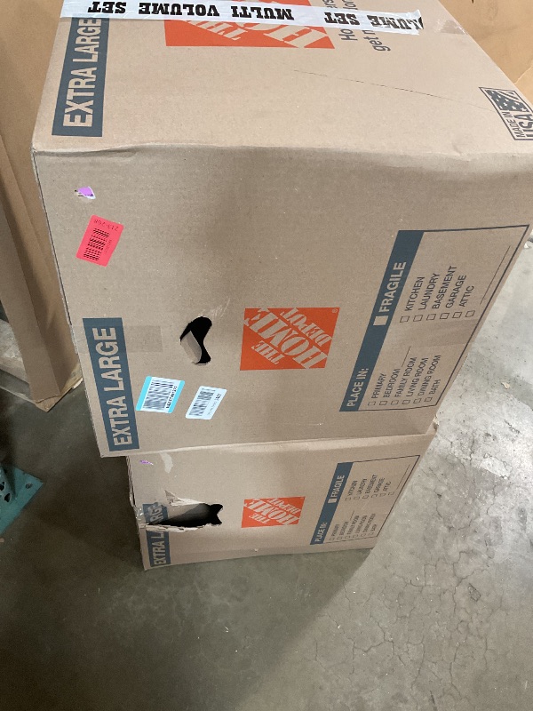 Photo 1 of **SELLING FOR PRTS AS PARTIAL SET**VASAGLE LIRY Collection - Farmhouse Nightstand with Charging Station, Set of 2, Bedside Tables, Side End Tables with 3 Drawers, for Bedroom, Taupe Brown ULET979T01