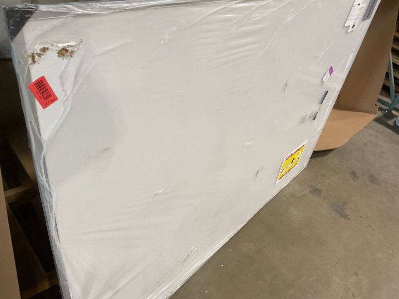 Photo 1 of **FOR PARTS ONLY/ BENDS/CHIPS/DENTS** VIZ-PRO Large Cork Bulletin Board, 72 X 48 Inches, Wall-Mounted Corkboard with Silver Aluminium Frame for School, Office, and Home 6' X 4'