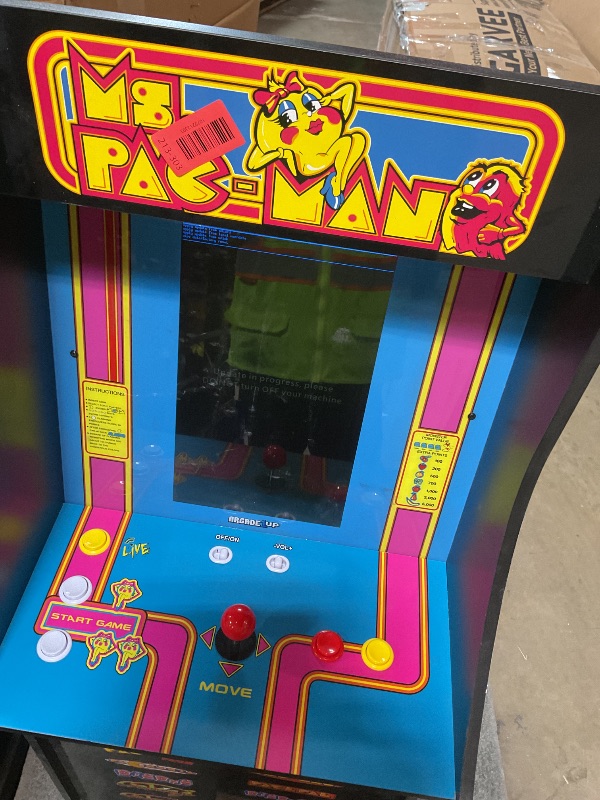 Photo 1 of **LOADS TO UPDATE SCREEN. GAME CONTROLS DO NOT WORK WITH UPDATE INTERFACE. DIRT/SCRAPES**ARCADE1UP Class of 81’ Deluxe Arcade Machine for Home - 5 Feet Tall - 12 Classic Games
