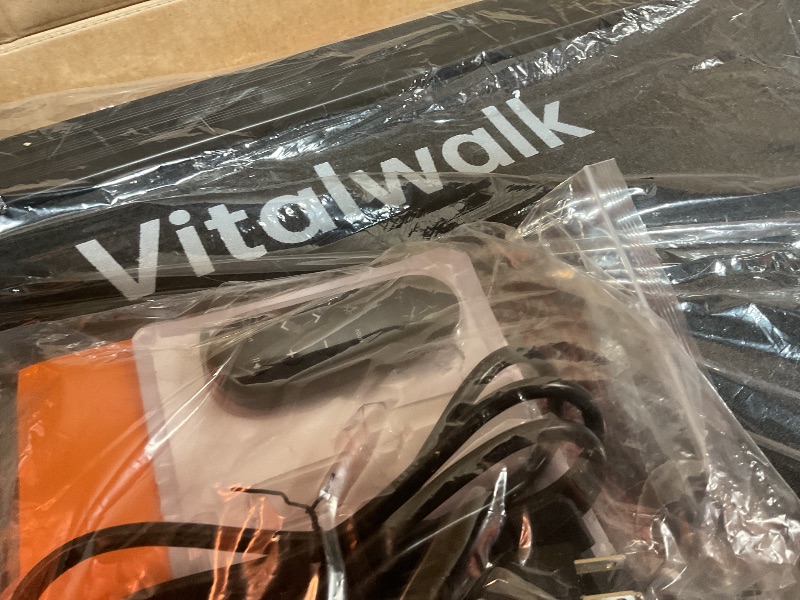 Photo 1 of **DIRT**Vitalwalk Walking Pad Treadmill with 15% Auto Incline, Full Deck, 350lb Capacity, Portable Under Desk Treadmills for Home Office, 40"x16", 3.0HP Brushless Quiet, 4-Way Mobility & Vertical Storage, App
