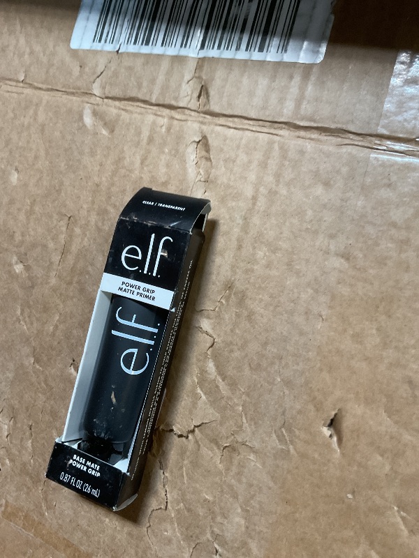 Photo 1 of **DIRT FROM TRANSPORT **e.l.f. Power Grip Matte Primer, Gel-Based & Hydrating Face Primer For Smoothing Skin & Gripping Makeup, Moisturizes & Primes, Vegan & Cruelty-Free