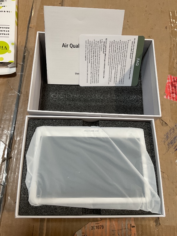 Photo 1 of 16 in 1 Air Quality Monitor Indoor 7" Large Display 9 AQI+7 Alerts, CO2 Monitor Air Quality Tester for CO2, TVOC, PM2.5 PM1.0 PM10, HCHO Temperature Humidity AQI & Time Air Quality Meter for Home