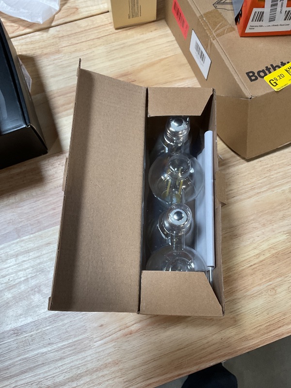 Photo 1 of 4-Pack Vintage E26 LED Edison Bulbs 100W Equivalent 1400LM High Brightness 8W ST58 LED Filament Light Bulbs 5000K Daylight White Medium Base CRI90+ Antique Clear Glass for Home Kitchen, Non-dimmable