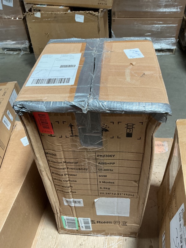 Photo 1 of ***FOR PARTS ONLY/ CRACKED & MISSING ASSEMBLY PIECES*** Portable Air Conditioners, 3-IN-1 Evaporative Swamp Cooler, Windowless Air Conditioner, 4 Modes & 3 Speeds, 12H Timer, Child Lock, Smart Remote & Touch Control, Portable Ac Unit for Bedroom, Indoor