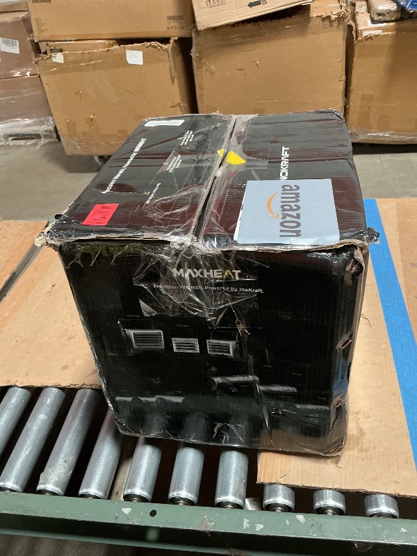 Photo 1 of ***MINOR DMG***InoKraft 7,500W Electric Garage Heater, Wire: 8 AWG, Plug: NEMA 14-50P, Remote, Ceiling Mount, Digital Thermostat, 240 Volt, 24-Hour Timer, Overheat Protection, ECO Mode, Ideal for Garage