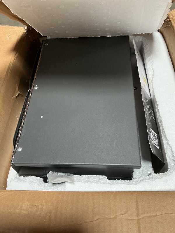 Photo 1 of ***MINOR DMG***InoKraft 7,500W Electric Garage Heater, Wire: 8 AWG, Plug: NEMA 14-50P, Remote, Ceiling Mount, Digital Thermostat, 240 Volt, 24-Hour Timer, Overheat Protection, ECO Mode, Ideal for Garage