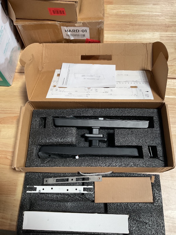 Photo 1 of ***FOR PARTS MISSING PIECES/ MINOR DAMAGED SCRATCHED *** eLinkSmart Slim Keypad Door Lock Built-in WiFi Fingerprint Keyless Entry Mortise Smart Lock for Sliding Patio Glass Door, 2885 Hook Latch, Fits 22–110mm (0.87"-4.33") Door Thickness, Tuya App
