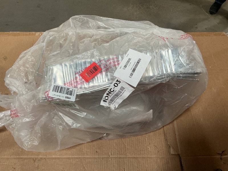 Photo 1 of **FOR PARTS MISSING PIECES *** Large Full Size 33-Pcs Disposable Chaffing Buffet with-Covers, Utensils, Fuel Cans – Premium Chafing Dish Set for Events, Parties, Catering