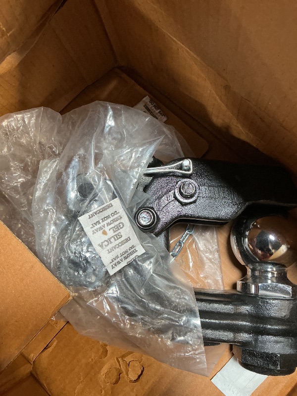 Photo 1 of **MISSING PARTS** CURT 45908 Adjustable Pintle Hitch Combination, 2-1/2-Inch Receiver, 6-Inch Drop, 2-5/16-Inch Ball, 20,000 lbs