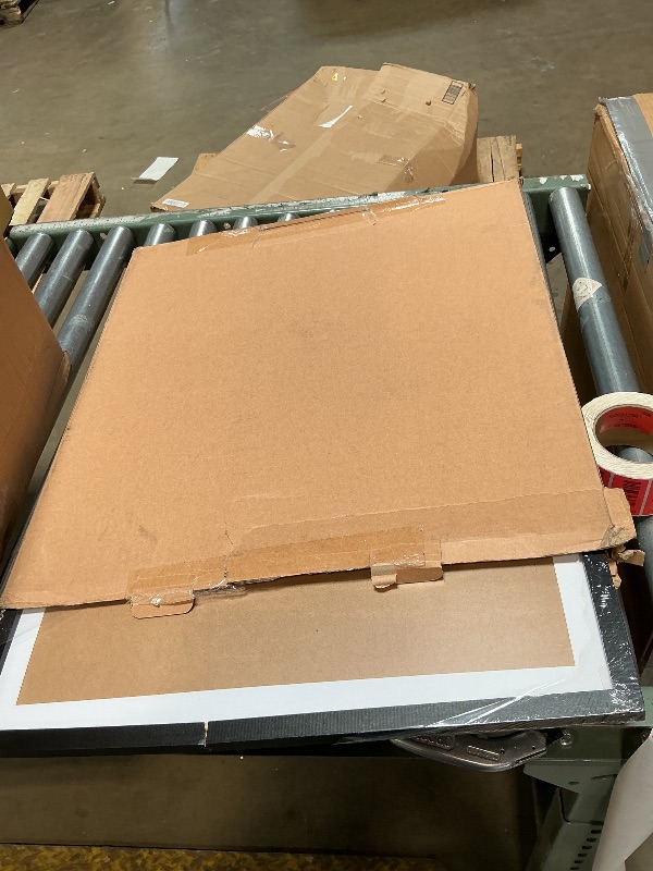 Photo 1 of *** CRACKS ON FRAME ***Mxtallup 22x23 Picture Frames Solid wood,Display Pictures 20x21 Inch With Mat or 22x23 Inch Without Mat, Poster Frames 20x21 in Photo Frames Wood Black (T22B2223W2021)