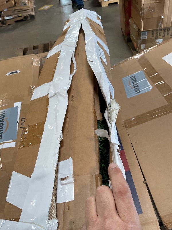 Photo 1 of ***MISSING STAND/NON FUNCTIONAL LIGHTS***
Dual Color Change&Timer 6Ft Prelit Artificial Slim Christmas Tree, 240 Warm White&Colored Lights, 658 Thick Branch Tips, 8 Mode, Fire-Resistant, Metal Stand, UL Plug, Hinged Christmas Xmas Tree Decor
