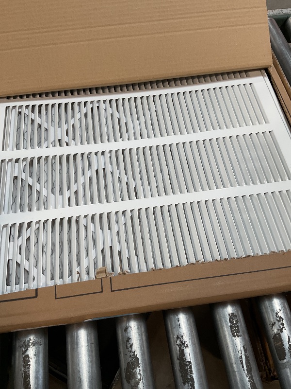 Photo 1 of 24x20 Return Air Grille [Duct Opening Size] Return Vent Cover for Wall or Ceiling,Steel Return Air Grill Removable Face/Door for 1 inch Filters(24"W x 20"H [Duct Opening])