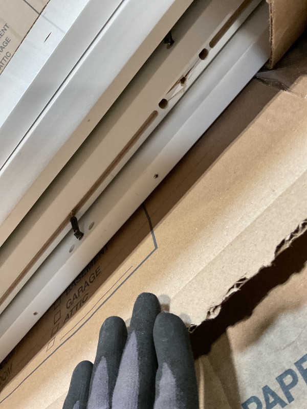 Photo 1 of ** TWO BOXES. SELLING FOR PARKS. MINOR DAMAGE TO CONNECTION PIECE.** White wood parts. Maybe for a bed frame or dresser
