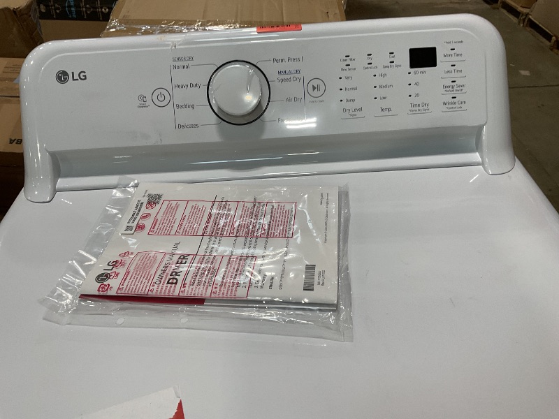 Photo 1 of **MISSING POWER CORD. MAJOR DENT. SCRAPES/DIRT**Lg 7.3 cu. ft. ultra-large capacity electric vented dryer