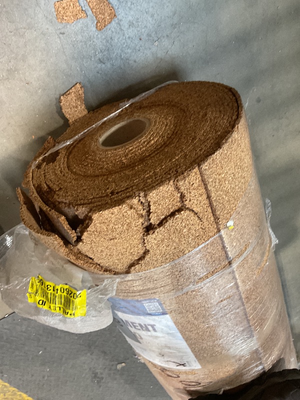 Photo 1 of **ONE END MAJOR DAMAGE**CAPITOL Premium Cork Underlayment Roll - 6 mm - 200 sq. ft. (4' x 50')