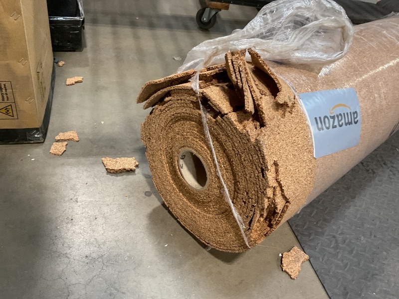 Photo 1 of **ONE END MAJOR DAMAGE**CAPITOL Premium Cork Underlayment Roll - 6 mm - 200 sq. ft. (4' x 50')