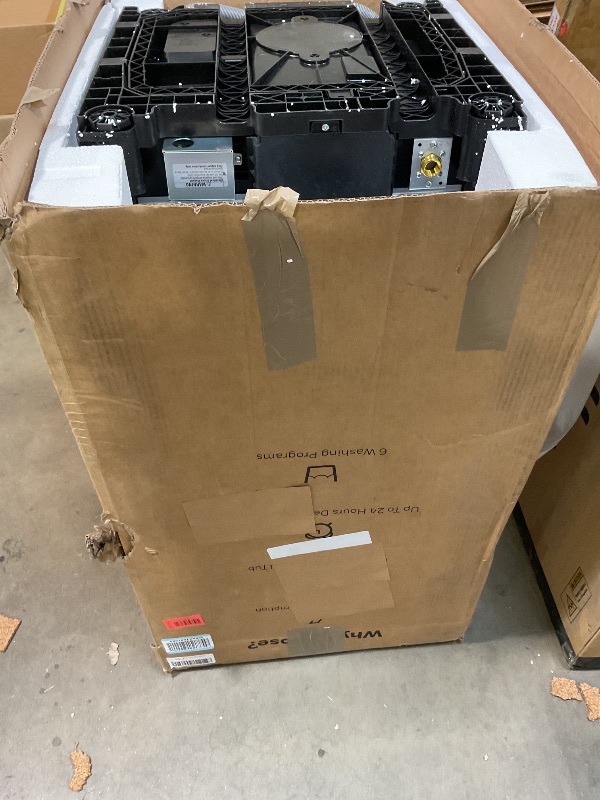 Photo 1 of ** DIRT FROM TRANSPORT **18 in. Dishwasher with 8 Place Settings, 6 Washing Programs, Stainless Steel Tub, UL/Energy Star-White
