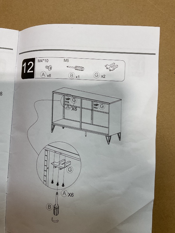 Photo 1 of **SELLING for parts AS PARTIAL SET. DOES NOT FIT TOGETHER.** Metal stand with a shelf