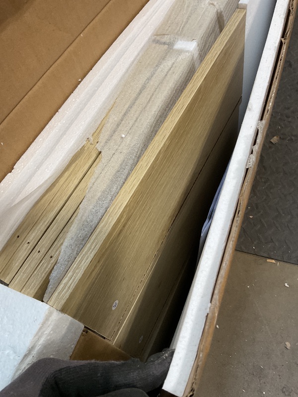 Photo 1 of ** 2 BOXES**Garvee dresser. Oak color