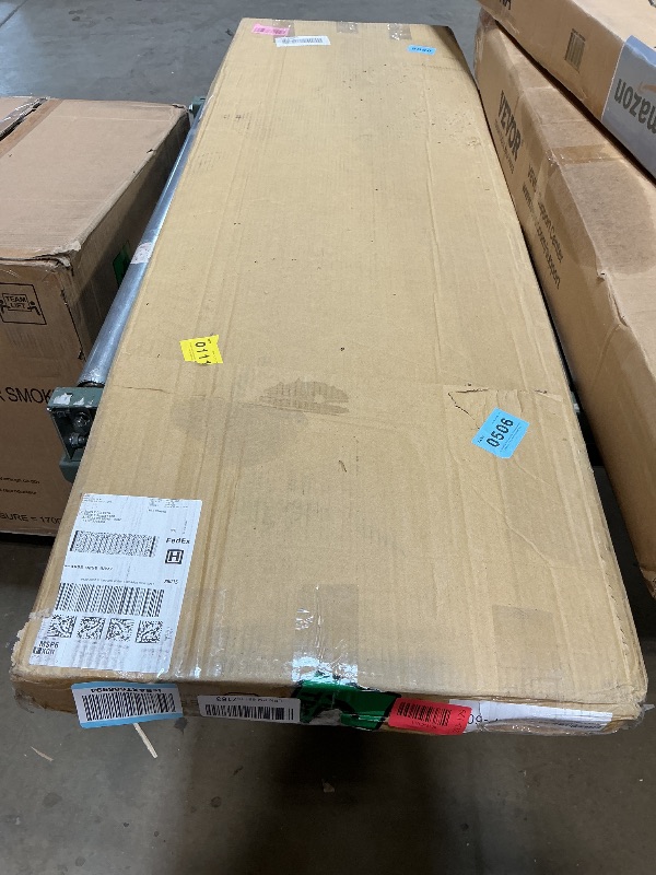 Photo 1 of **MISSING HARDWARE (SCREWS)*** Desk Divider for Students and Desk Privacy Panel. Office Partitions and Ideal Cubicle Light Shield. Frosted Acrylic Clamp-on Desk Partition - 60” W x 18”H Divider