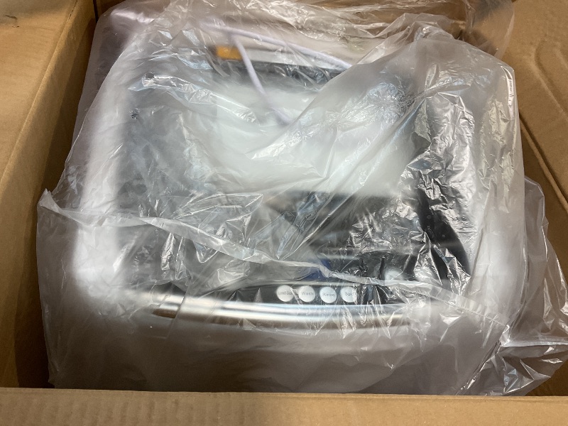 Photo 1 of *** USED***BLACK+DECKER 0.9 Cu. Ft. Portable Washer, 6.6 lb. Capacity Washing Machine for Homes & Apartments, 5 Wash Cycles, Quick Connect Sink Adapter and Drain Hose Included, LED Display, BPWM09W, White