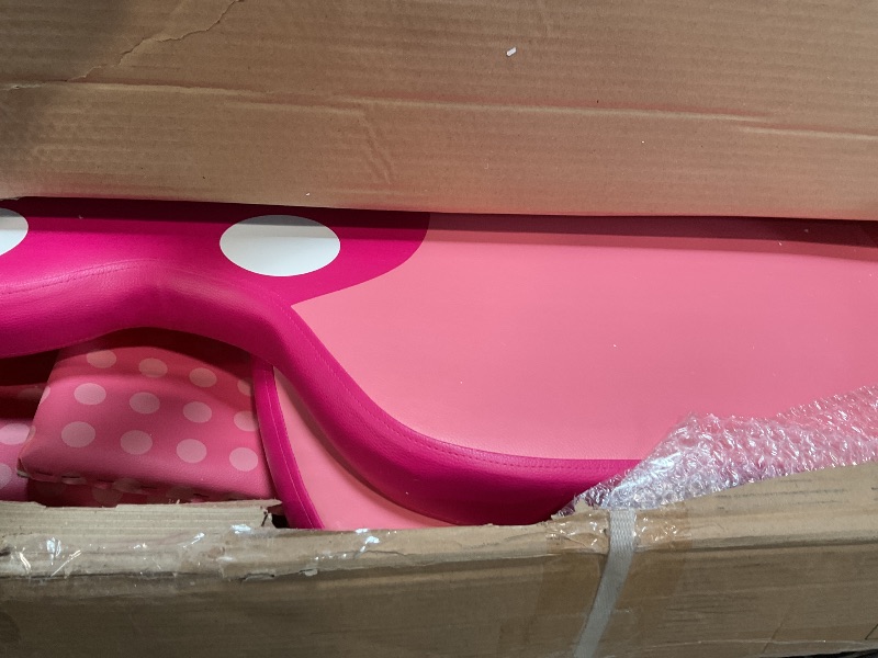 Photo 1 of ***PARTS ONLY***MISSING PIECES***Delta Children Disney Minnie Mouse Upholstered Twin Bed, Pink
