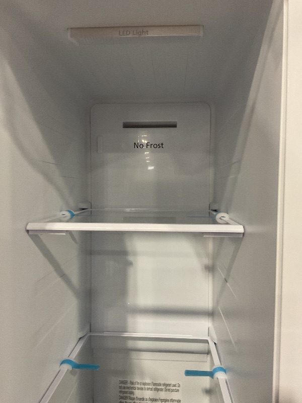 Photo 1 of *** MINOR DAMAGE***Hamilton Beach HBF2064 20.6 cu ft Counter Depth Full Size Refrigerator, Side Doors, Stainless