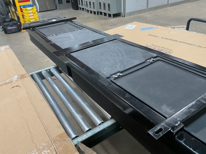 Photo 1 of *** MINOR DAMAGE***Lippert 236558 RV Double Box Under Chassis Storage Unit Black