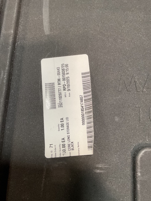 Photo 1 of *** MINOR DAMAGE***Lippert 236558 RV Double Box Under Chassis Storage Unit Black