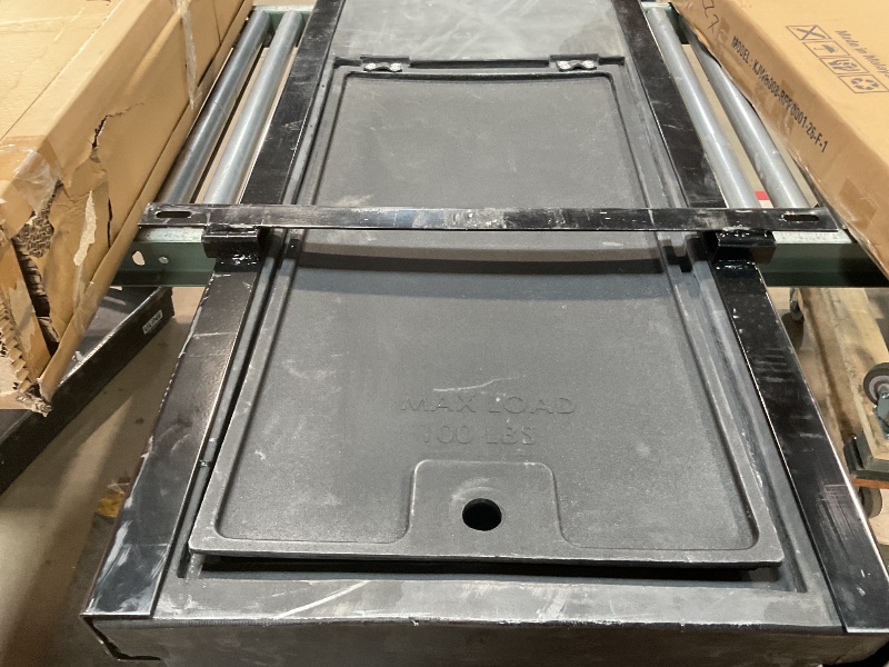 Photo 1 of *** MINOR DAMAGE***Lippert 236558 RV Double Box Under Chassis Storage Unit Black