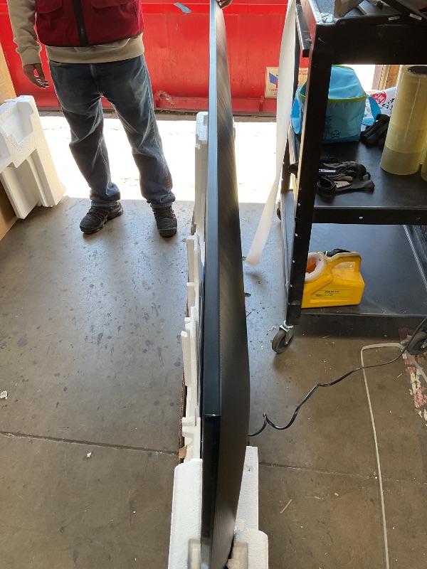 Photo 1 of *** USED/MISSING REMOTE, POWER CORD, AND HARDWARE***Samsung 75-Inch Class Neo QLED 4K QN80F Series, Vision AI, Mini LED Smart TV (2025 Model, 75QN80F) Neo Quantum HDR, Object Tracking Sound Lite w/Dolby Atmos, NQ4 AI Gen2 Processor, Alexa Built-in