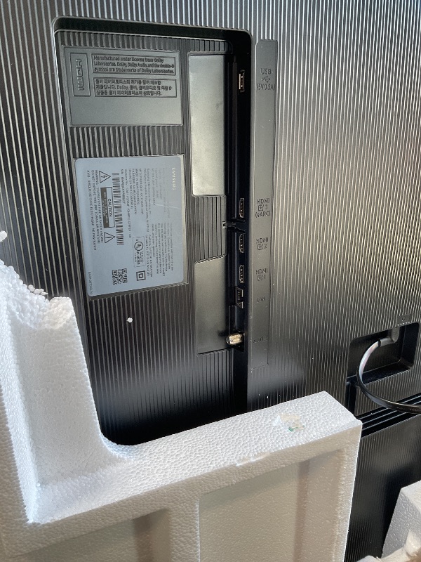 Photo 1 of *** USED/MISSING REMOTE, POWER CORD, AND HARDWARE***Samsung 75-Inch Class Neo QLED 4K QN80F Series, Vision AI, Mini LED Smart TV (2025 Model, 75QN80F) Neo Quantum HDR, Object Tracking Sound Lite w/Dolby Atmos, NQ4 AI Gen2 Processor, Alexa Built-in