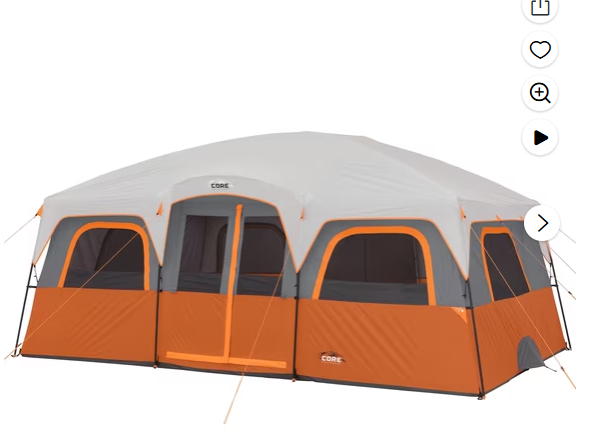 Photo 1 of *** USED/MINOR DAMAGE ***Gazelle Tents™ T4 Hub Tent, Easy 90 Second Set-Up, Waterproof, UV Resistant, Removable Floor, Ample Storage Options, 4-Person, Alpine Green, 94" x 94" x 78", GT400GR