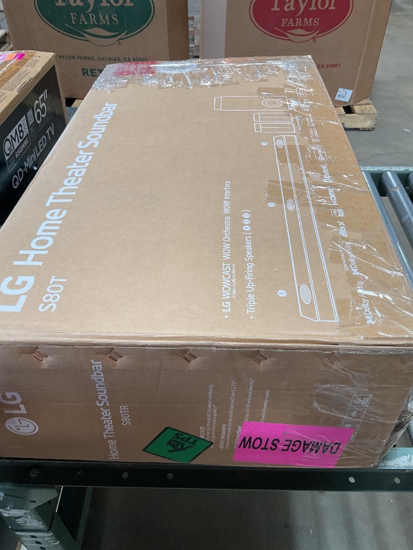 Photo 1 of ***CONNECTION ISSUE***LG S80TR 5.1.3 ch. OLED evo TV Matching Home Theater Soundbar with Rear Surround Speakers and Wireless Subwoofer, Wow Orchestra, Dolby Atmos, WOWCAST Built-in (2024 Model)