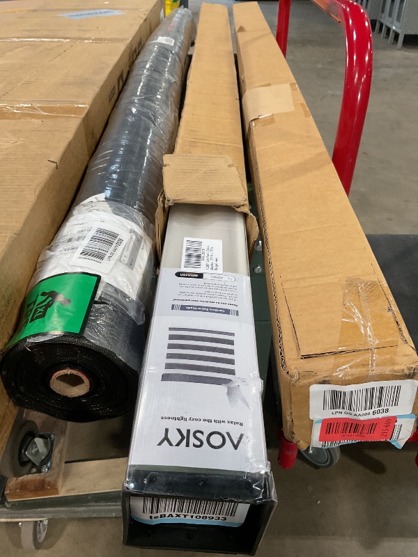 Photo 1 of ***MISSING HARDWARE***
AOSKY Cordless Zebra Blinds for Windows Pull Down Roller Window Shades Dual Layer Light Filtering Privacy for Day and Night, Free-Stop Door Shades for Home Easy to Install (72" W X 72" H?Beige)