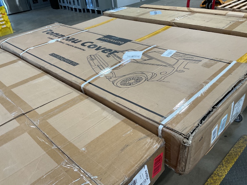 View 4 of *** MISSING ASSEMBLY PIECES** KUIPERAUTO Hard Quad Truck Bed Tonneau Cover Compatible for 2014-2025 Toyota Tundra Fleetside 5.5 FT 66.7 inch On Top Aluminum Bed