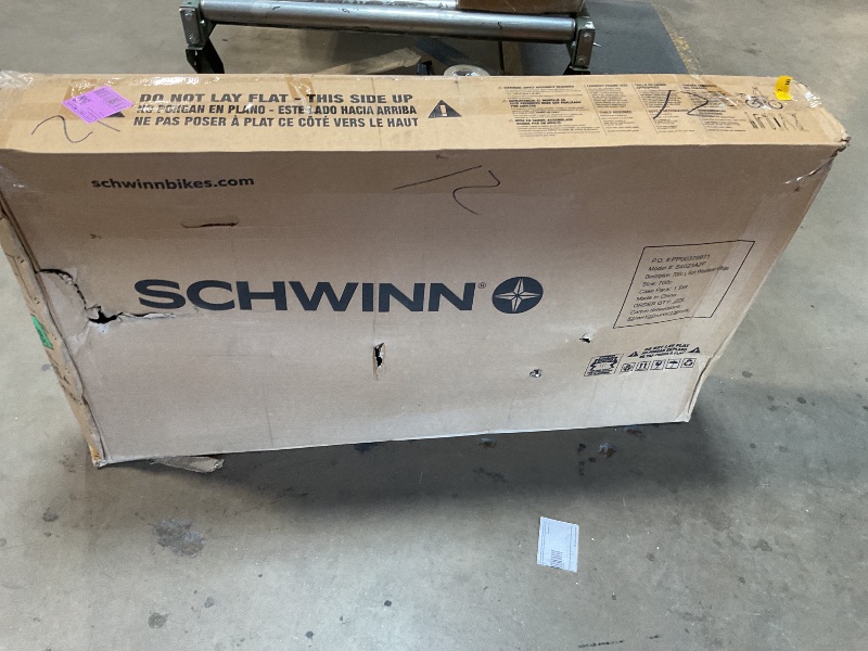 Photo 1 of *** USED/MINOR DAMAGE/UNKNOWN MISSING PARTS OR HARDWARE***Schwinn Wayfarer Hybrid Bike, 700c Mens and Womens Bike, 7-Speed Hybrid Bicycle, Retro Steel Frame, Front and Rear Linear Pull Brakes, Fenders, Cargo Space, Adult Bicycle