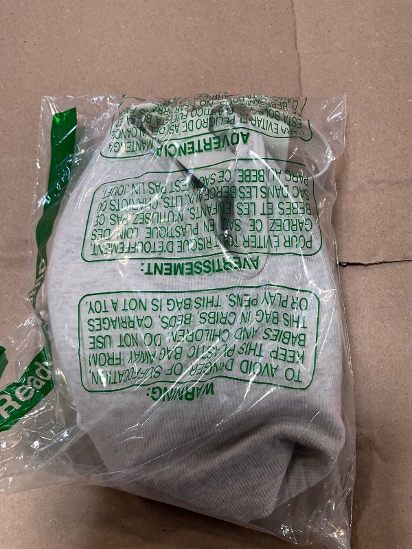 Photo 1 of ***USED/ STRAP DAMAGED*** 
Momcozy Nursing Bras for Breastfeeding, Soft U.S. Cotton Seamless Maternity Bra, Fixed Padding, Wireless Pregnancy Light Gray