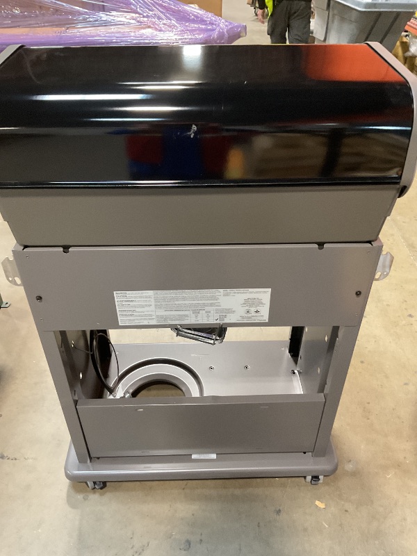 Photo 1 of *** MINOR DAMAGE/MISSING MULTIPLE PARTS***Napoleon Rogue 425 Propane Gas Grill with Range Side Burner, Black, 3 Stainless Steel Main Burners, Durable Grilling Power