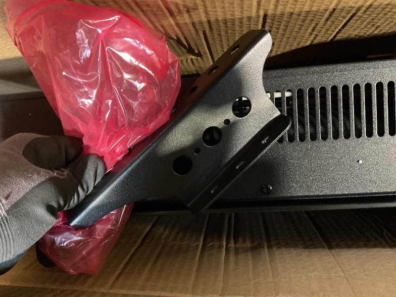 Photo 1 of 30 in Recessed Electric Fireplace with Remote Control, Electric Fireplace Wall Mounted, Low Noise Wall Fireplaces Heater with Timer, Touch Screen, Adjustable Flame Color and Brightness, 750/1500w