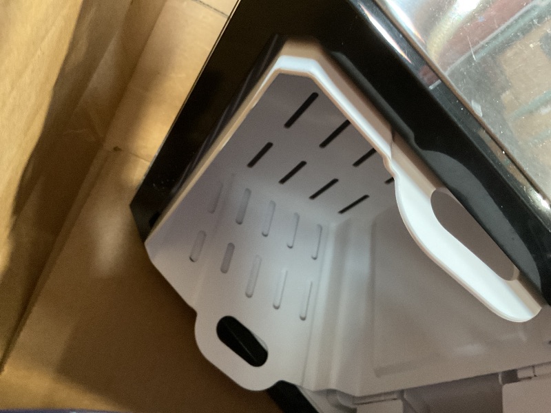 Photo 1 of ** FOR PARTS**  Aeitto Nugget Ice Maker Countertop, 55lbs/Day, Rapid Ice Release in 5 Mins, Large Capacity Chewable Ice Maker, Self-Cleaning with Stainless Steel Housing Ice Machine for Home Office and Party, Silver