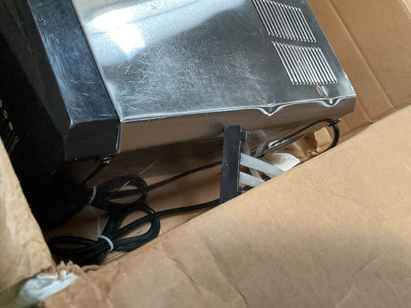 Photo 1 of ** FOR PARTS**  Aeitto Nugget Ice Maker Countertop, 55lbs/Day, Rapid Ice Release in 5 Mins, Large Capacity Chewable Ice Maker, Self-Cleaning with Stainless Steel Housing Ice Machine for Home Office and Party, Silver