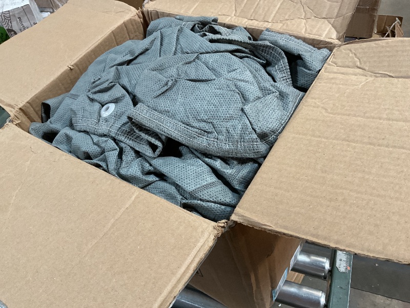 Photo 1 of ***TORN*** Budge Rain Barrier Truck Cover, Outdoor, Waterproof, Breathable, Truck Cover fits Trucks up to 232" L x 70" W x 60" H, Gray, Model: TRB-3X