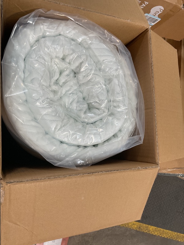 Photo 1 of 3 Inch Gel Memory Foam Mattress Topper Twin Size High Density Cooling Pad Pressure Relief Bed Topper (with Removable & Washable Bamboo Cover)