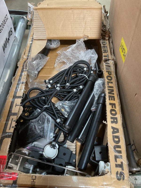 Photo 1 of **HAS MINOR DAMAG (SCRATCHES) ON ASSEMBLY PIECES*** DARCHEN 450 lbs Mini Trampoline for Adults, Indoor Small Rebounder Exercise Trampoline for Workout Fitness for Quiet and Safely Cushioned Bounce, [40 Inch]